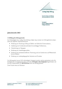 Jahresbericht 2023