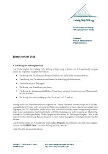 Jahresbericht 2021