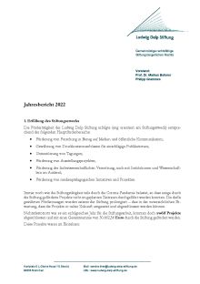Jahresbericht 2022